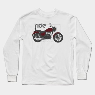 Ride meteor stellar red Long Sleeve T-Shirt